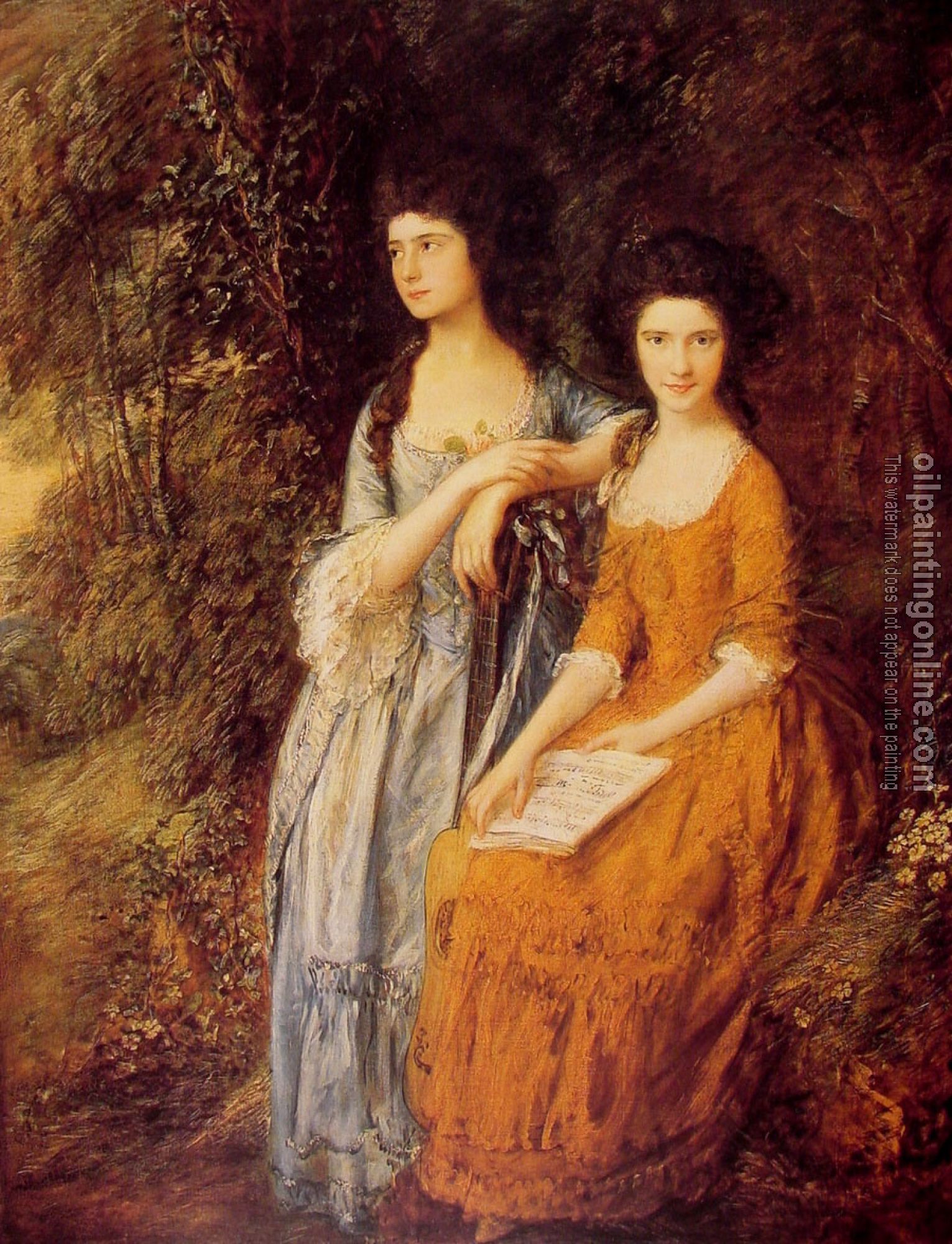 Gainsborough, Thomas - The Linley Sisters